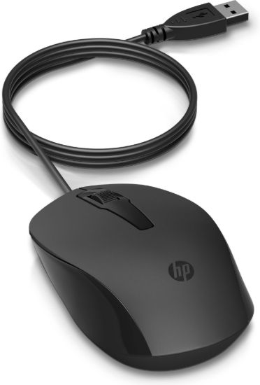 HP 150 Mouse - USB Type A - Optical - Black