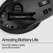 HP 430 Mouse - Bluetooth - USB Type A - Optical - 5 Button(s) - 4 Programmable Button(s)