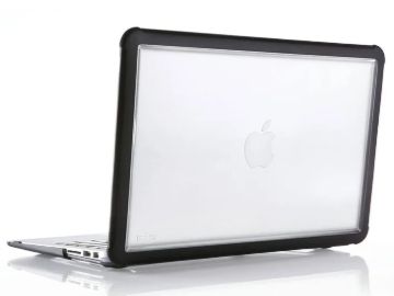 STM Goods Dux Rugged Case for Apple MacBook Air (Retina Display) - Black/Clear