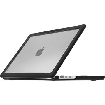 STM Goods Dux Case for Apple MacBook Pro - Textured Rubber Feet - Black, Transparent