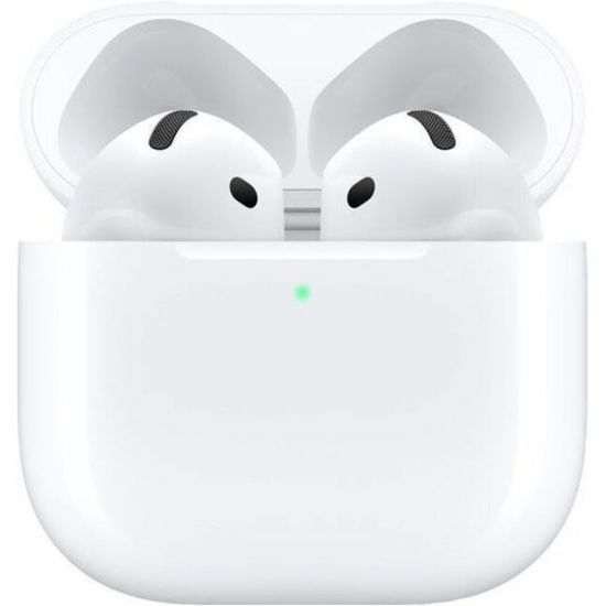 Apple AirPods 4 Earbuds with Active Noise Cancellation – True Wireless Bluetooth 5.3, USB-C Charging Case, White