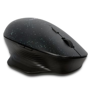 Targus ErgoFlip AMB586GL Mid Size Mouse - Bluetooth - BlueTrace - 6 Button(s) - Black