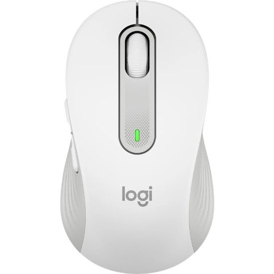Logitech Signature M650 Mouse - Bluetooth - USB - Optical - 5 Button(s) - 5 Programmable Button(s) - Off White