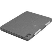 Logitech Combo Touch Keyboard/Cover Case (Folio) for 27.7 cm (10.9") Apple, Logitech iPad (10th Generation) Tablet - Oxford Gray