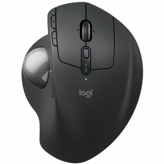 Logitech MX Ergo S Trackball - Bluetooth - USB Type A - Optical - 8 Button(s) - 6 Programmable Button(s) - Graphite
